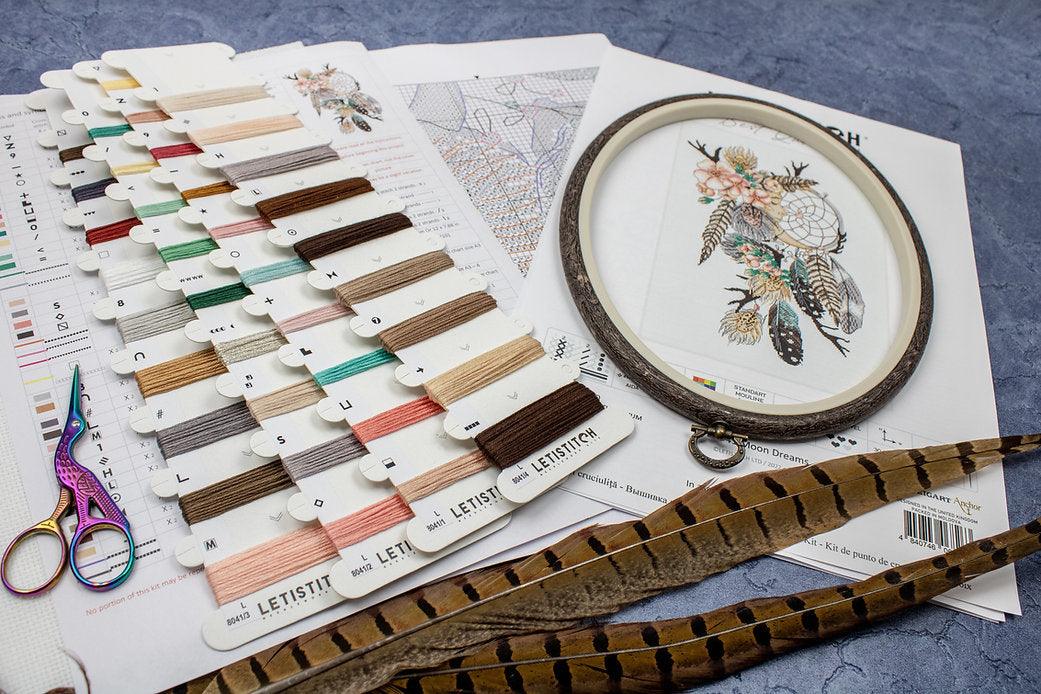 Counted Cross Stitch Kit Moon Dreams L8041