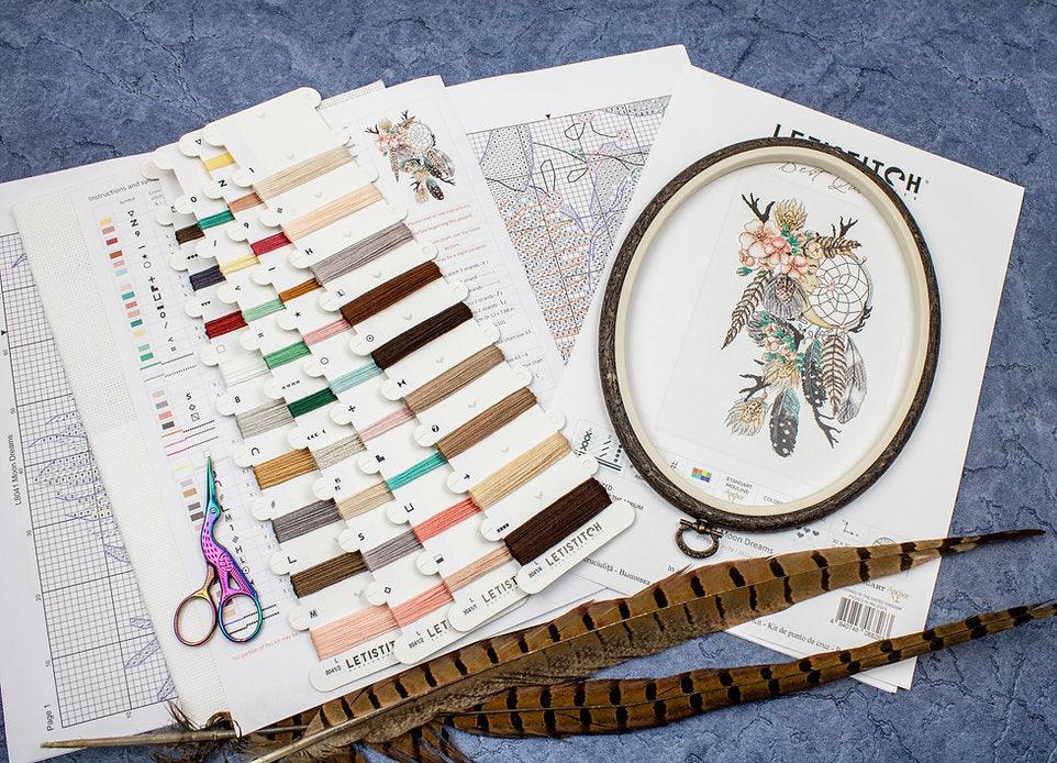 Counted Cross Stitch Kit Moon Dreams L8041