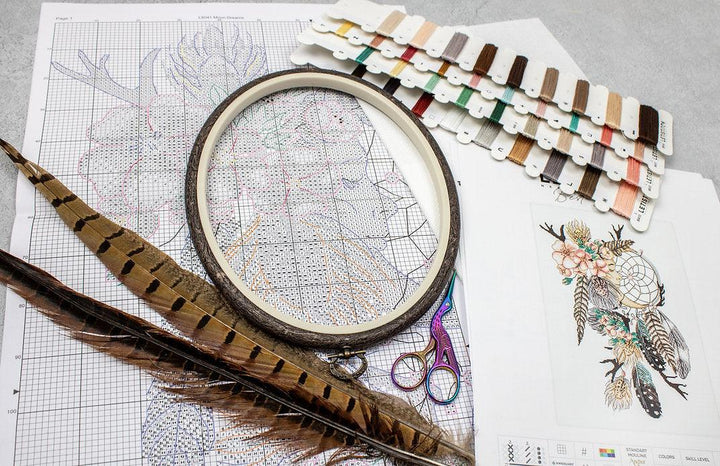 Counted Cross Stitch Kit Moon Dreams L8041