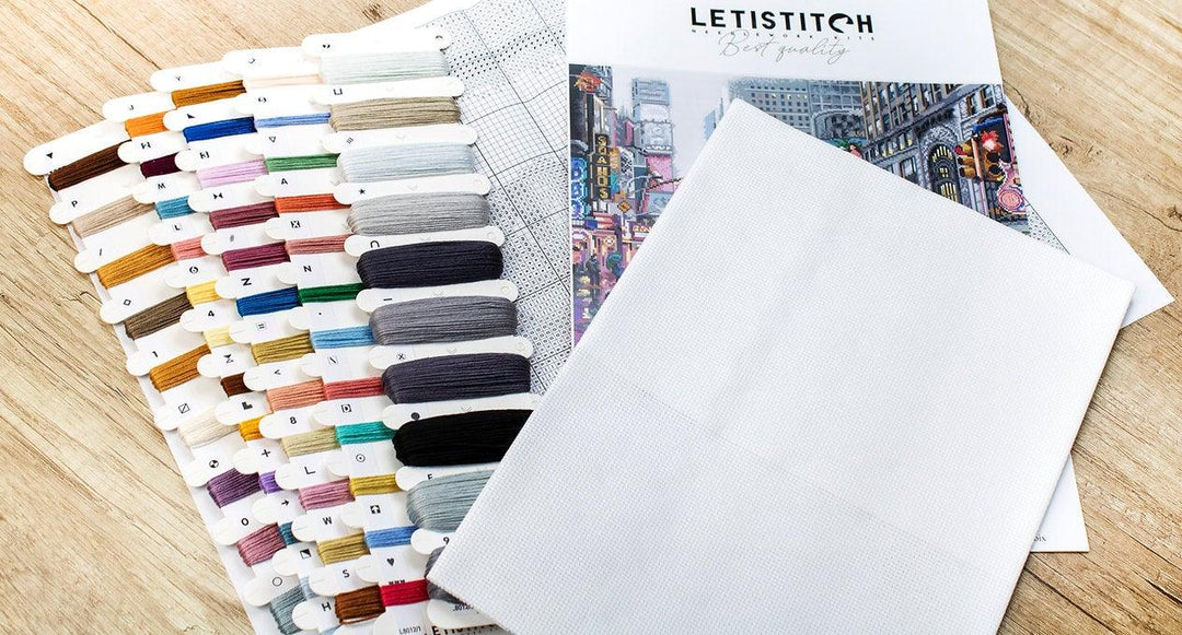 Counted Cross Stitch Kit New York / Range: Cities L8012