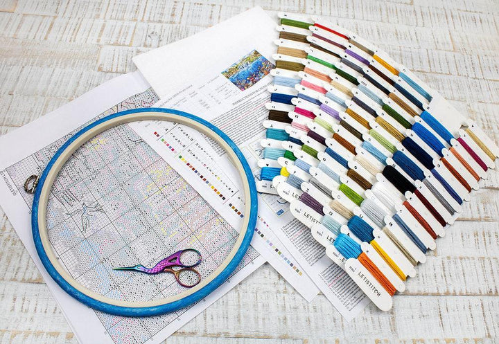 Counted Cross Stitch Kit Pirate Island L8036