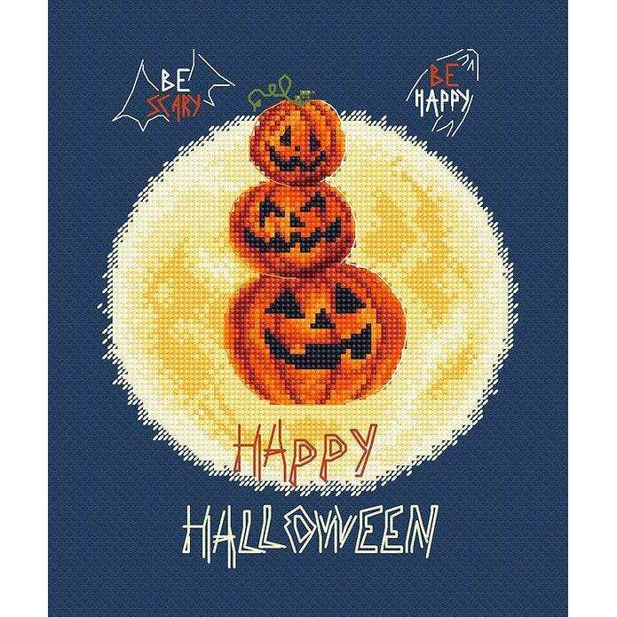 Counted Cross Stitch Kit Pumpkin's Party Leti997