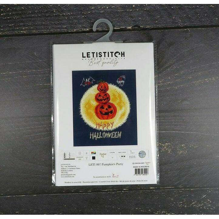 Counted Cross Stitch Kit Pumpkin's Party Leti997