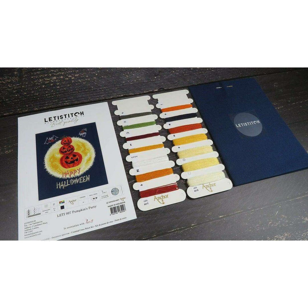 Counted Cross Stitch Kit Pumpkin's Party Leti997
