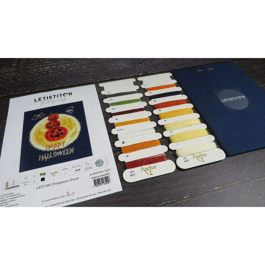 Counted Cross Stitch Kit Pumpkin's Party Leti997