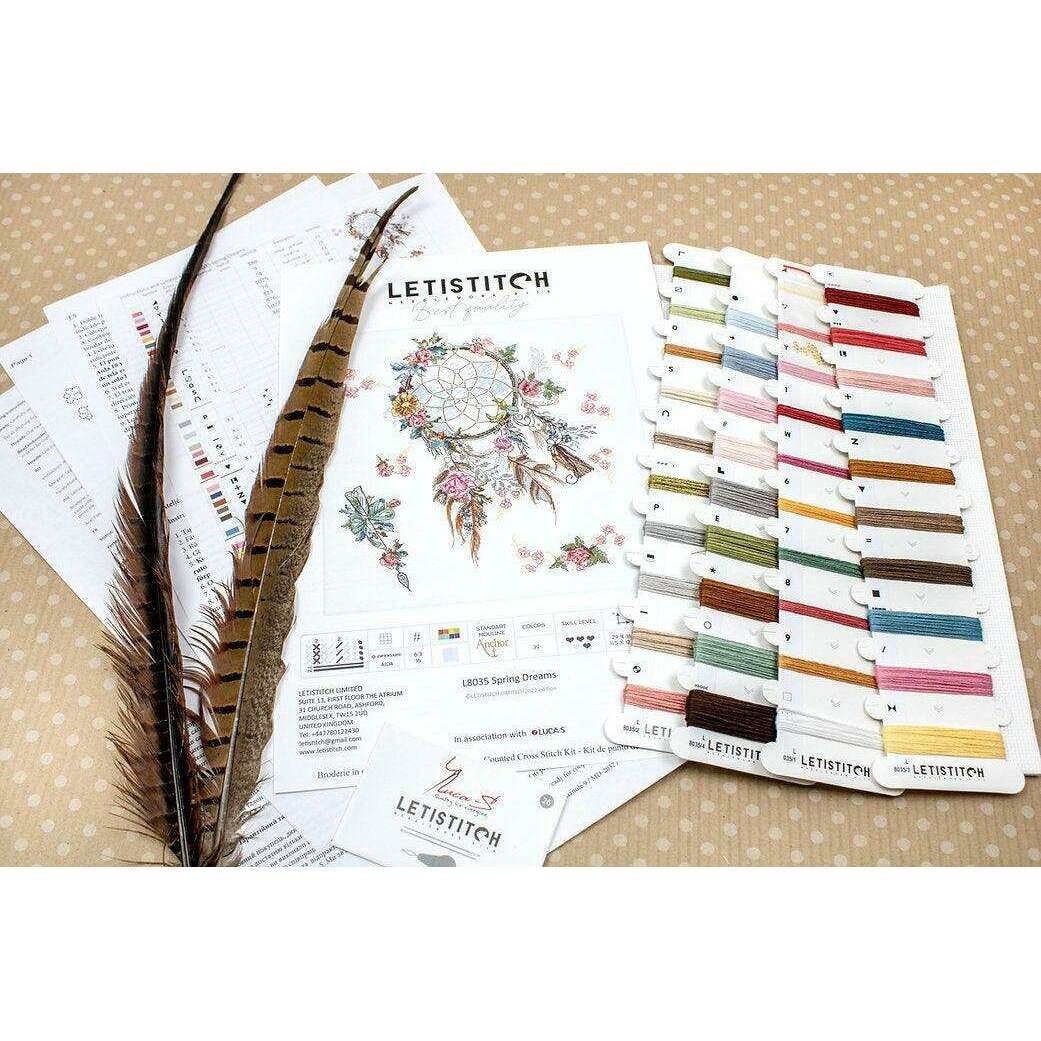 Counted Cross Stitch Kit Spring Dreams L8035
