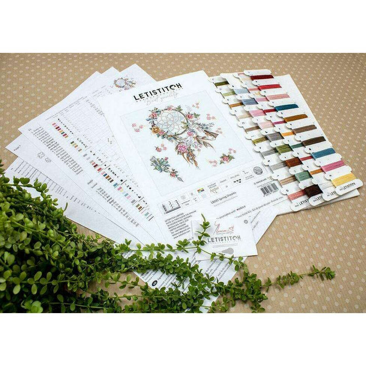 Counted Cross Stitch Kit Spring Dreams L8035