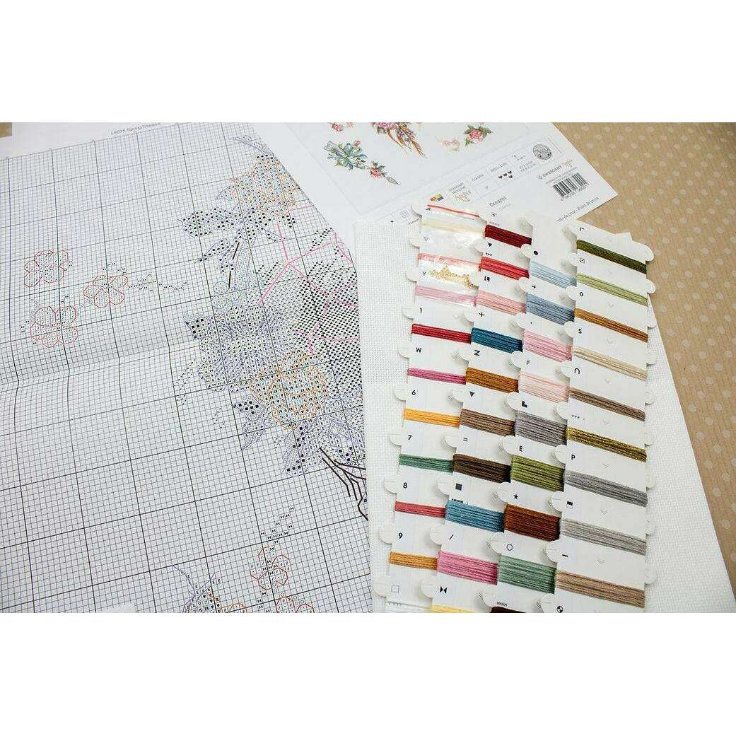 Counted Cross Stitch Kit Spring Dreams L8035