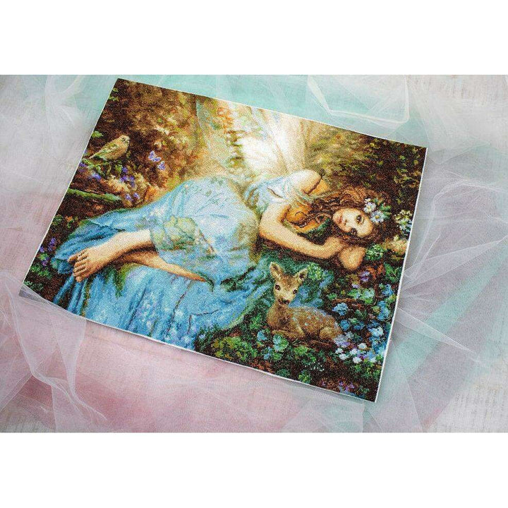 Counted Cross Stitch Kit Spring Fairy Leti960