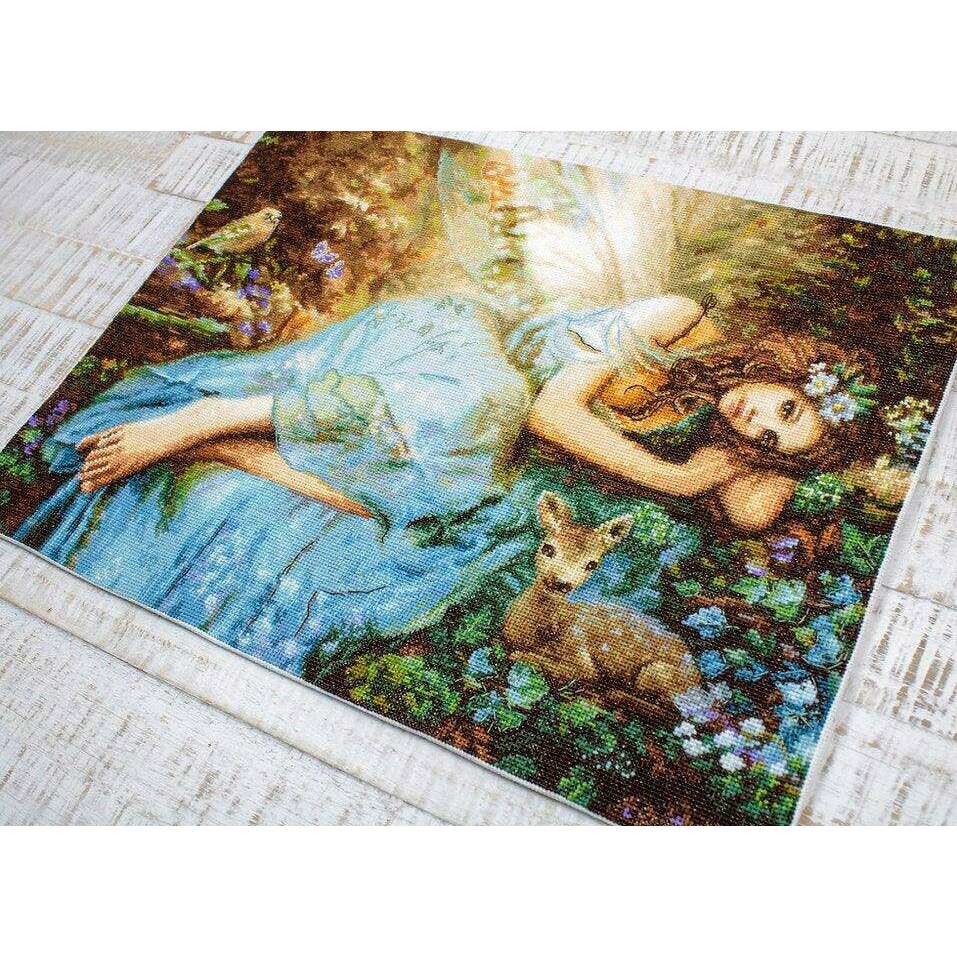 Counted Cross Stitch Kit Spring Fairy Leti960