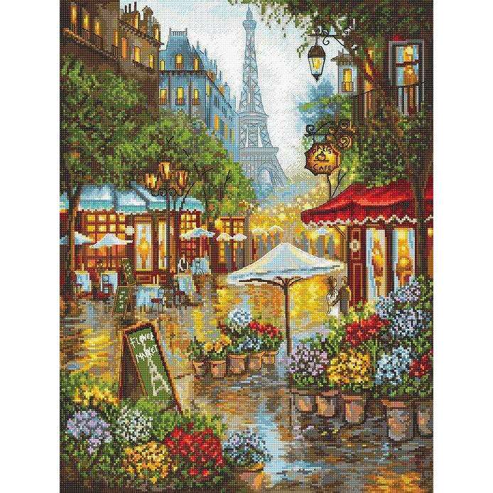 Counted Cross Stitch Kit Spring Flowers, Paris L8038