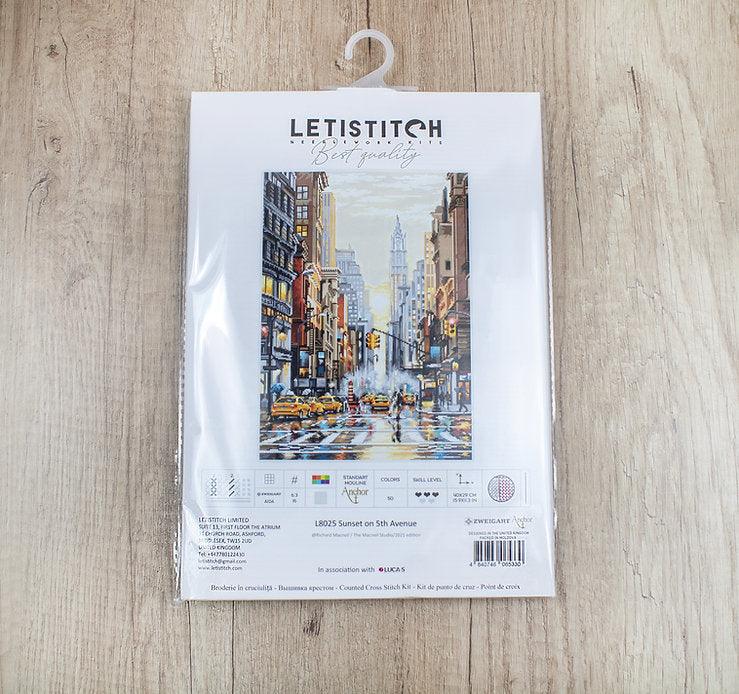 Counted Cross Stitch Kit Sunset on 5th Avenue L8025