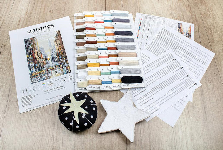 Counted Cross Stitch Kit Sunset on 5th Avenue L8025