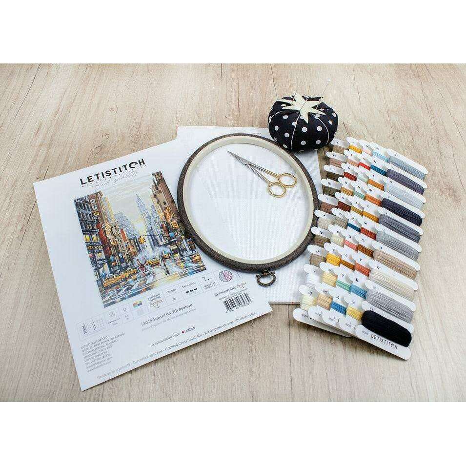 Counted Cross Stitch Kit Sunset on 5th Avenue L8025