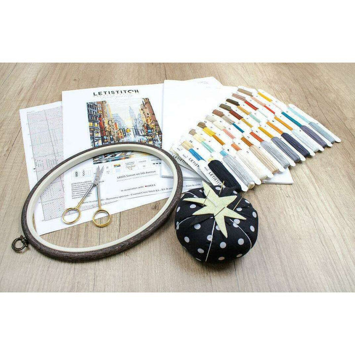 Counted Cross Stitch Kit Sunset on 5th Avenue L8025