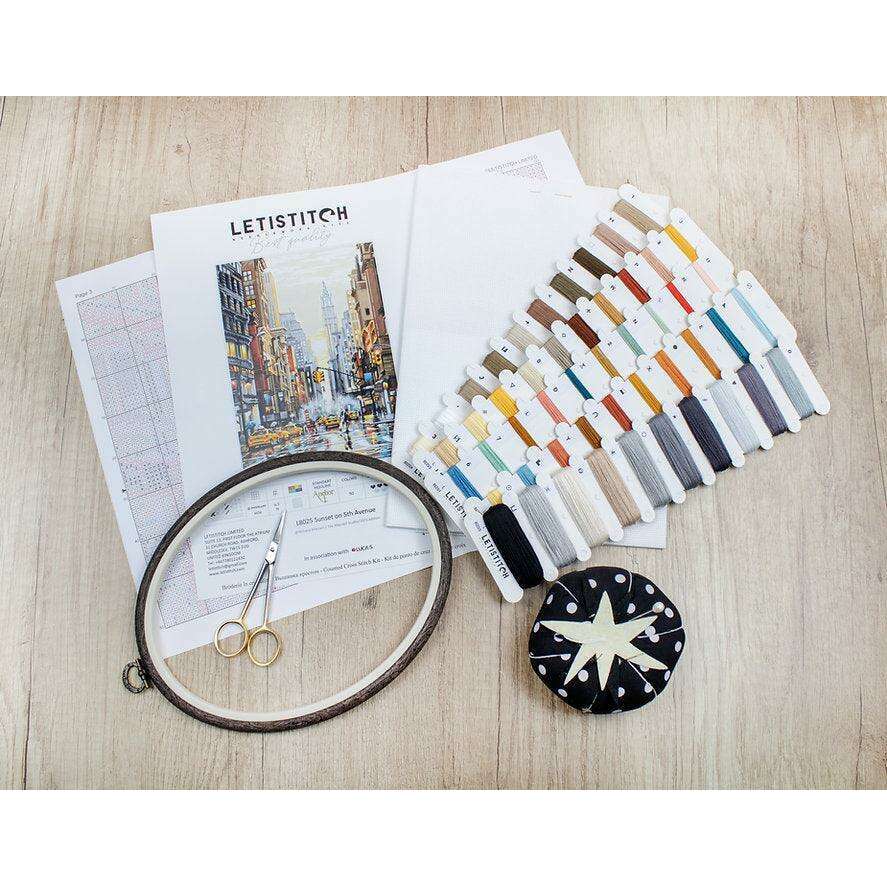 Counted Cross Stitch Kit Sunset on 5th Avenue L8025