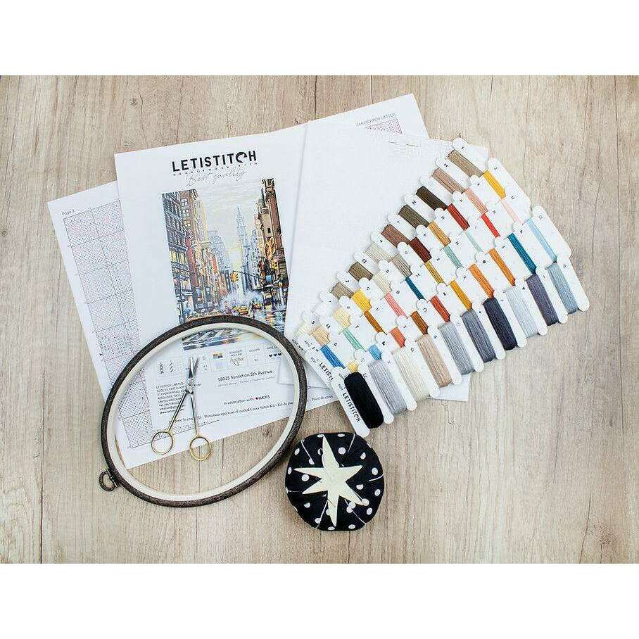 Counted Cross Stitch Kit Sunset on 5th Avenue L8025