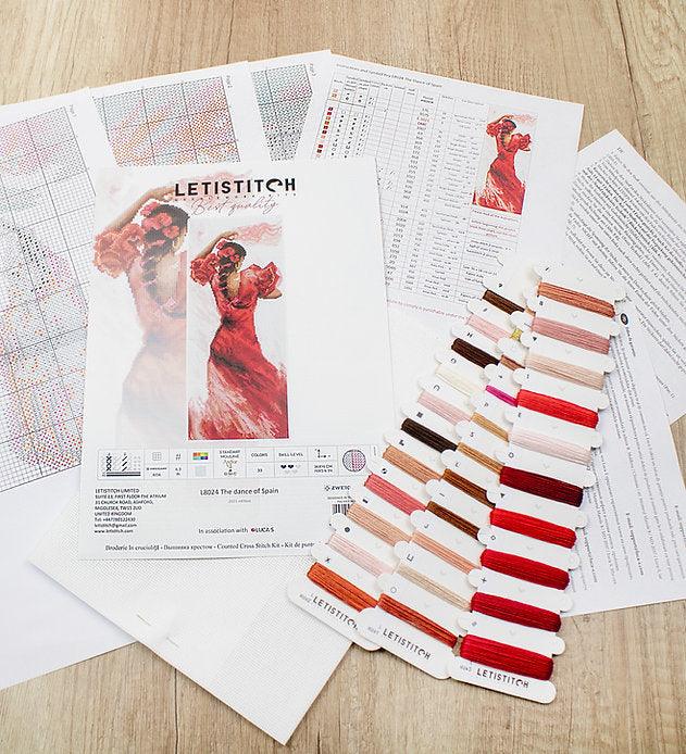 Counted Cross Stitch Kit The Dance of Spain L8024