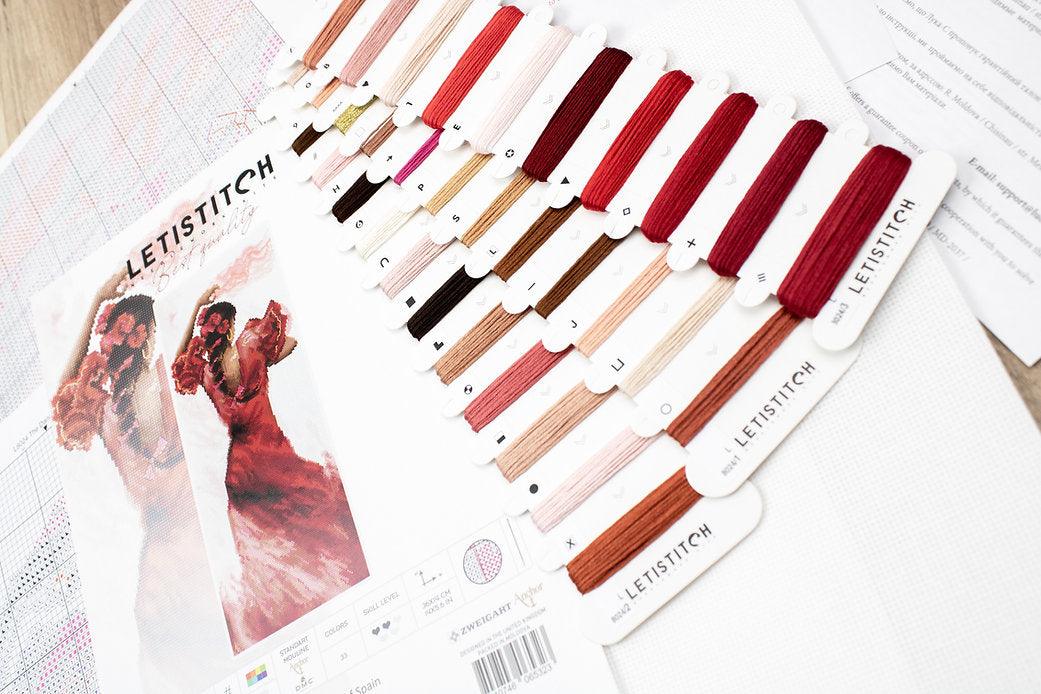 Counted Cross Stitch Kit The Dance of Spain L8024