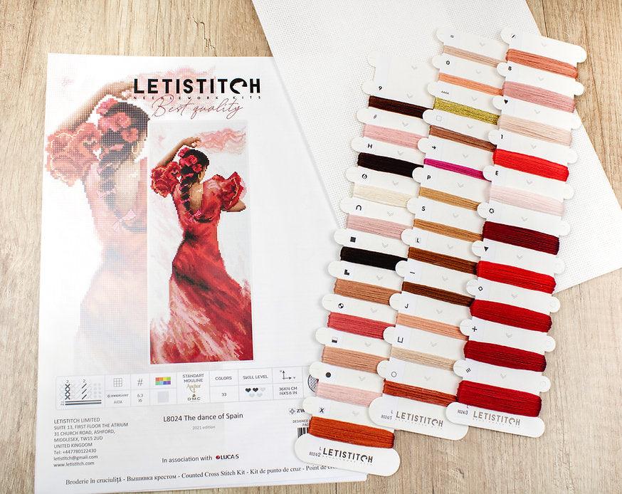 Counted Cross Stitch Kit The Dance of Spain L8024