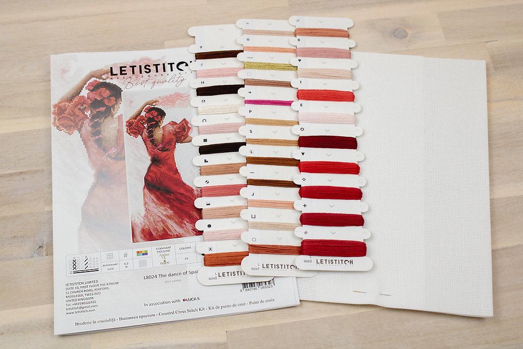 Counted Cross Stitch Kit The Dance of Spain L8024