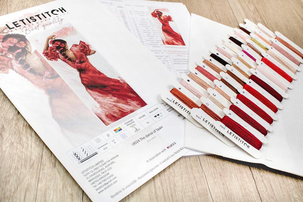 Counted Cross Stitch Kit The Dance of Spain L8024