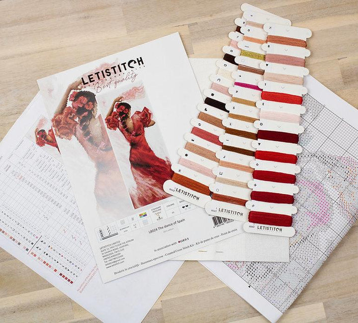 Counted Cross Stitch Kit The Dance of Spain L8024