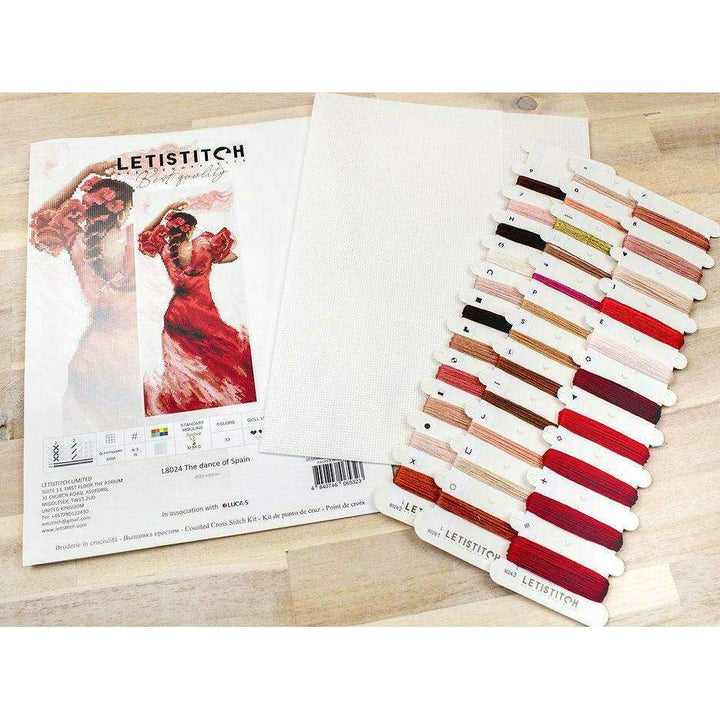 Counted Cross Stitch Kit The Dance of Spain L8024