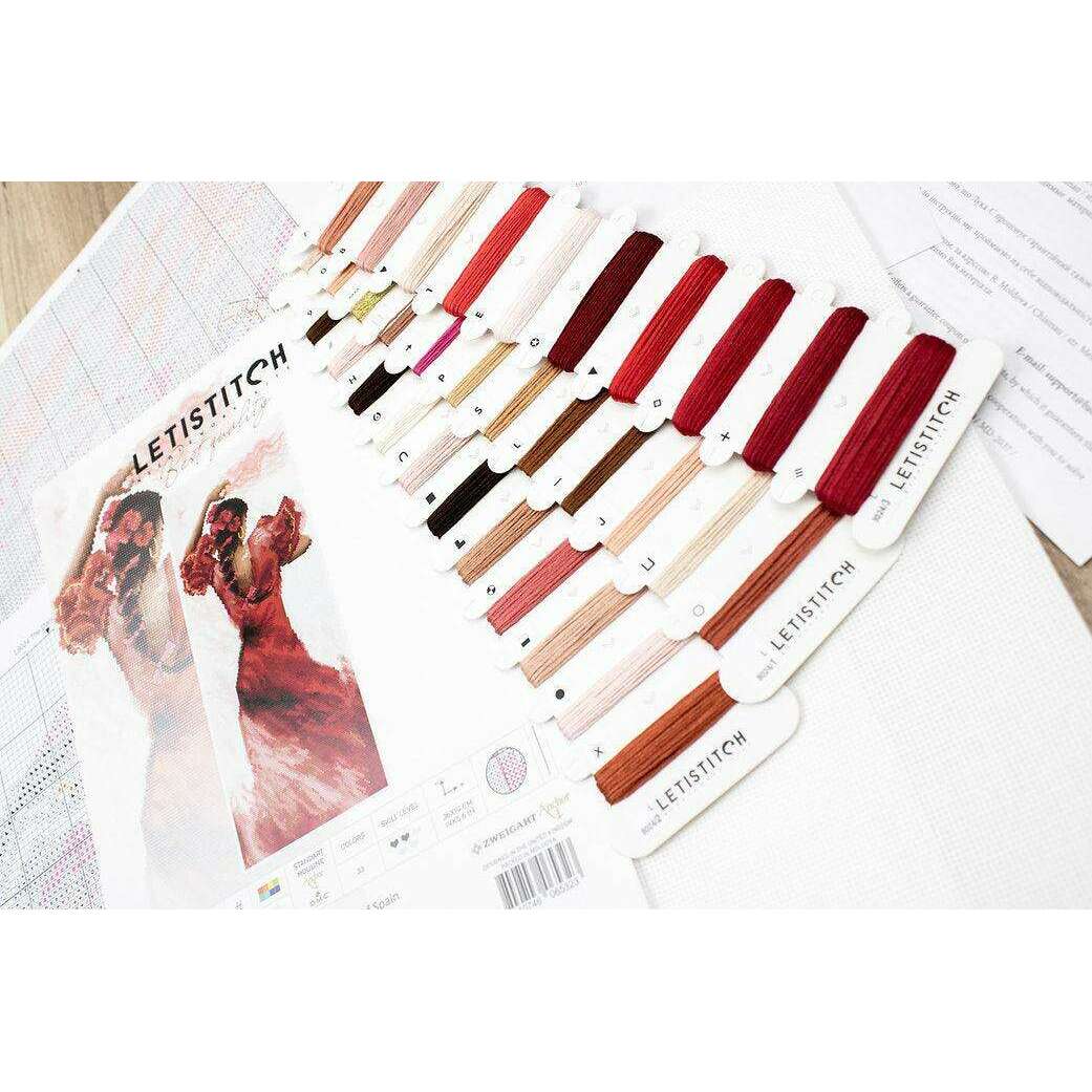 Counted Cross Stitch Kit The Dance of Spain L8024
