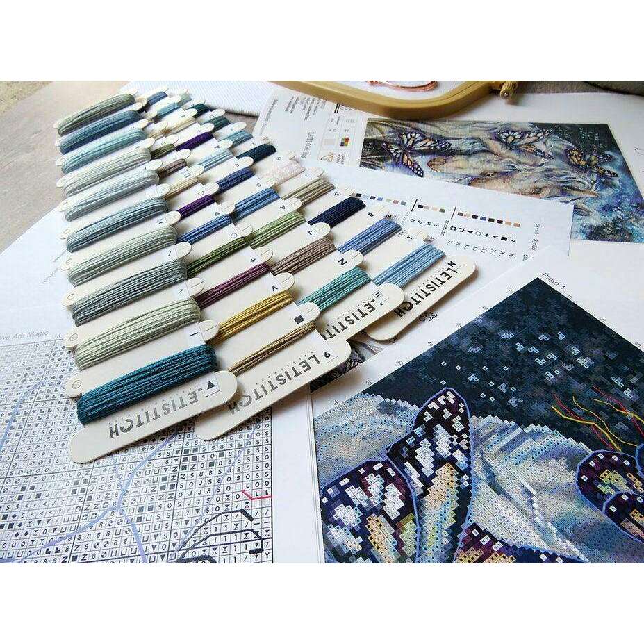 Counted Cross Stitch Kit Together We Are Magic Leti950