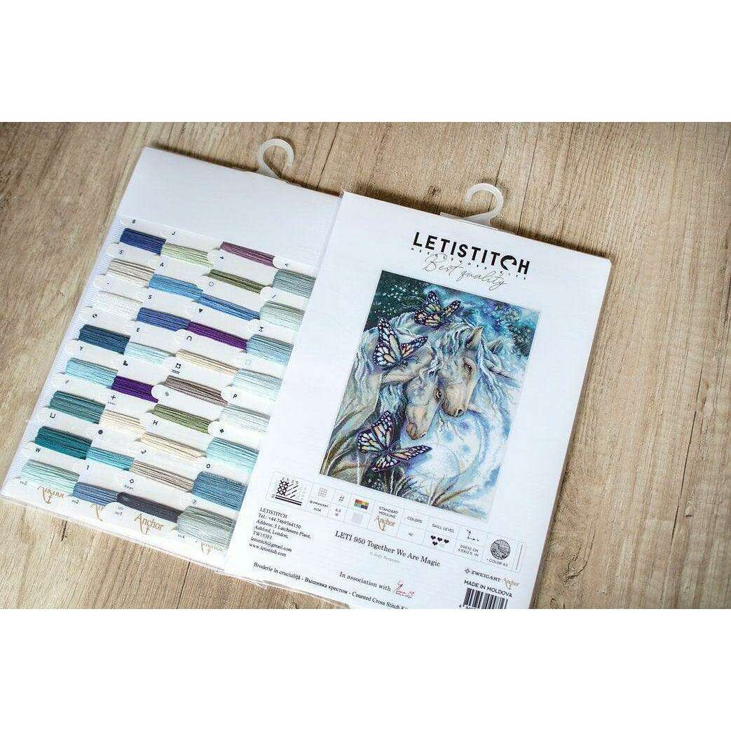 Counted Cross Stitch Kit Together We Are Magic Leti950
