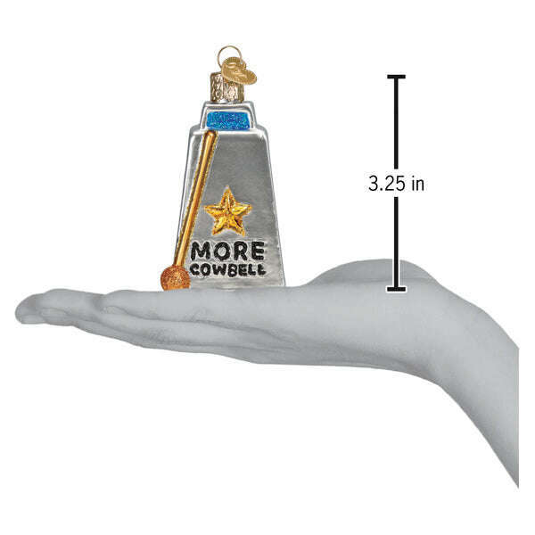 Cowbell Ornament