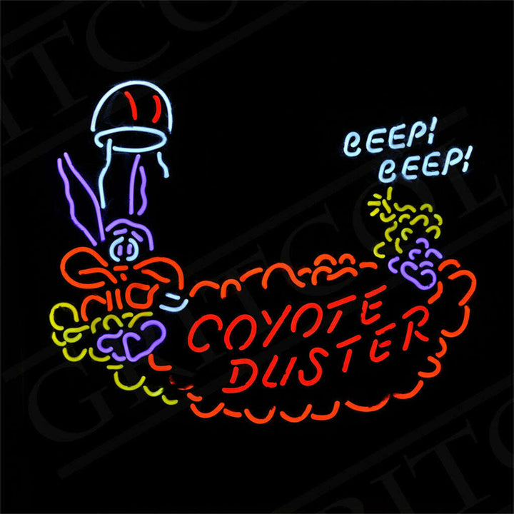 Coyote Duster Beep Beep Neon Signs