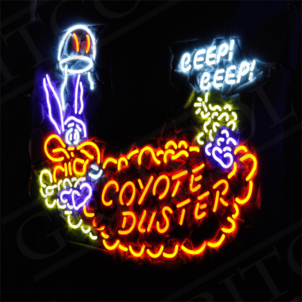 Coyote Duster Beep Beep Neon Signs