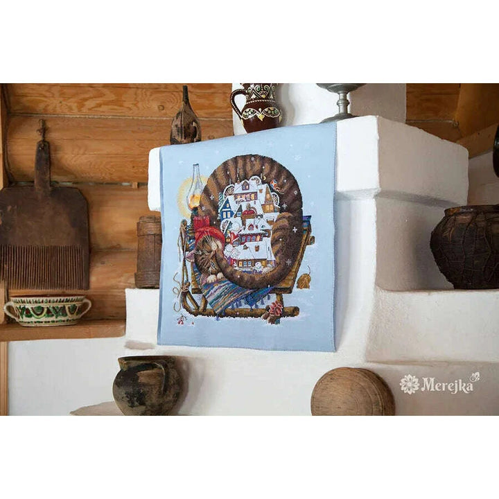 Cozy Winter K-107 Counted Cross-Stitch Kit