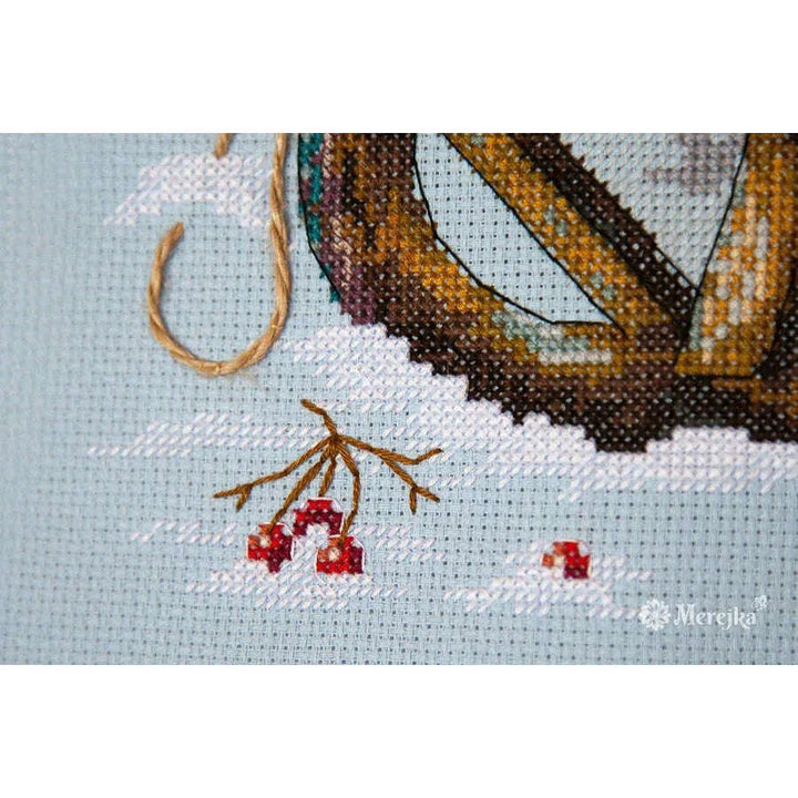 Cozy Winter K-107 Counted Cross-Stitch Kit