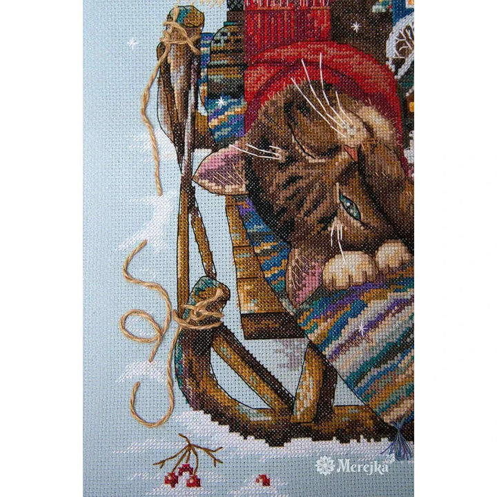 Cozy Winter K-107 Counted Cross-Stitch Kit