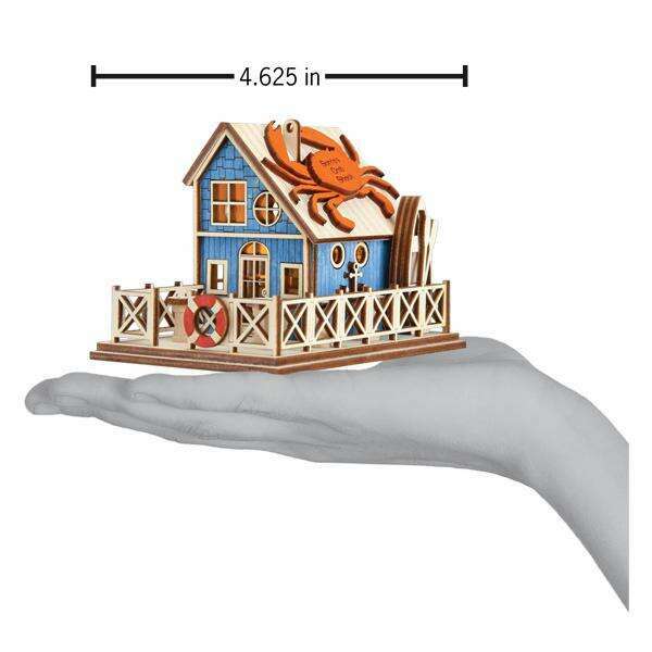 Old World Christmas Santa's Crab Shack Light-Up Ornament