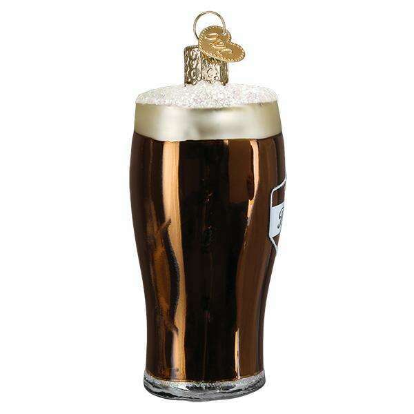 Old World Christmas Craft Beer Blown Glass Ornament