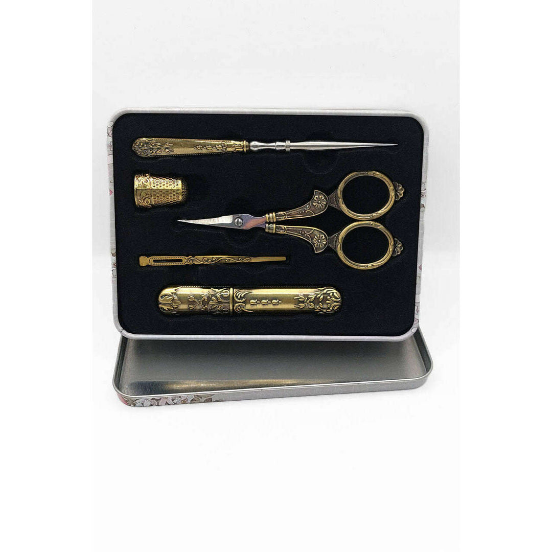 Craft Scissors for Felting & Embroidery Wizardi F07-M13-4-bronze