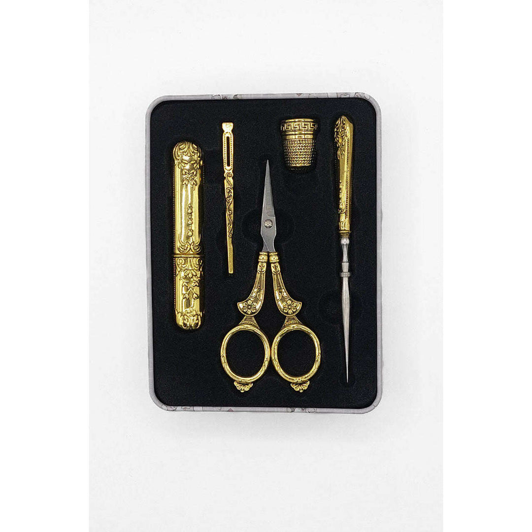 Craft Scissors for Felting & Embroidery Wizardi F07-M13-4-gold