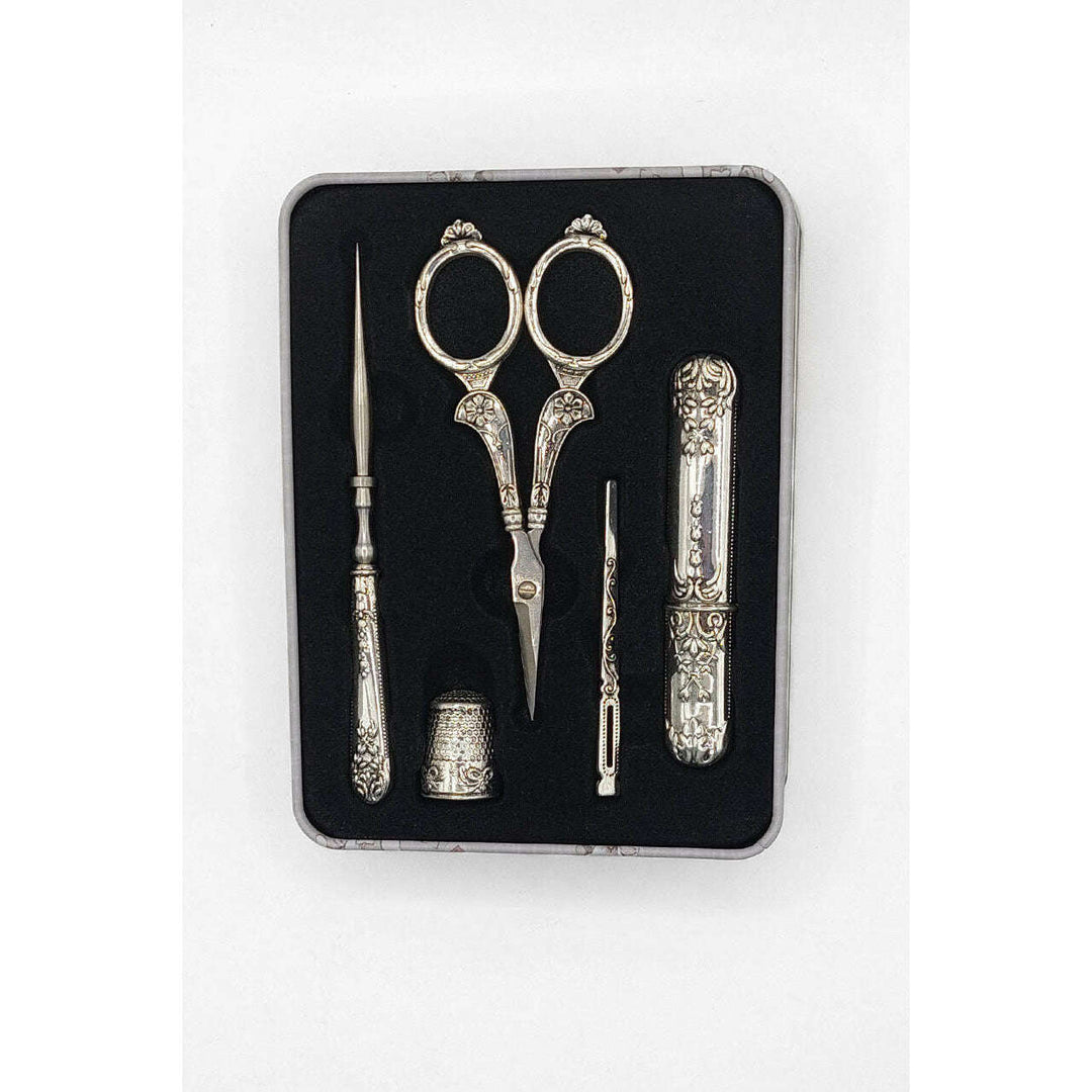 Craft Scissors for Felting & Embroidery Wizardi F07-M13-4-silver