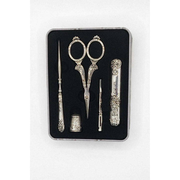 Craft Scissors for Felting & Embroidery Wizardi F07-M13-4-silver