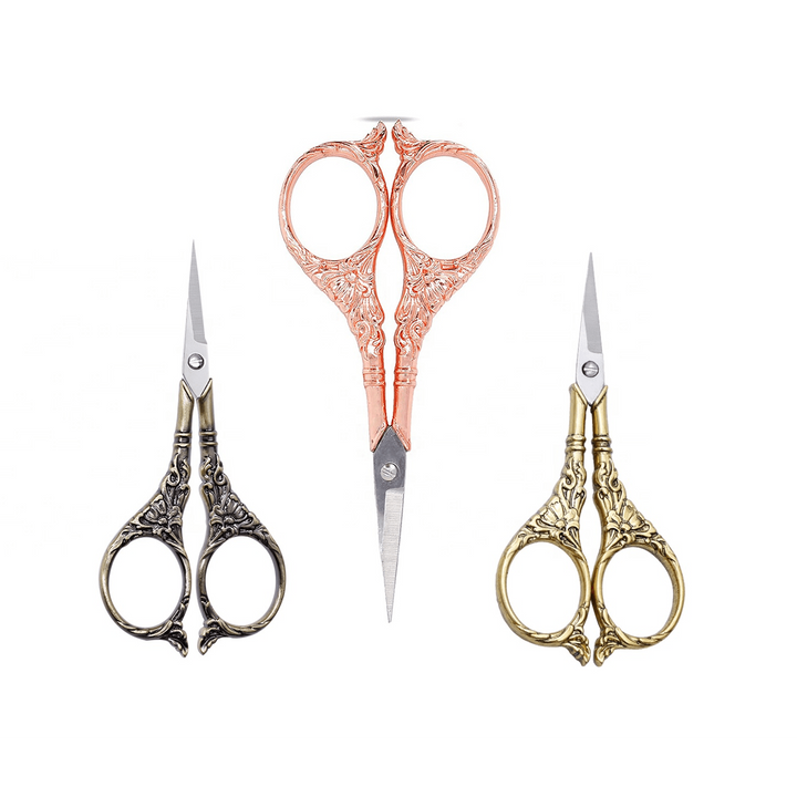 Craft Scissors for Felting & Embroidery Wizardi F07-M13-8-bronze