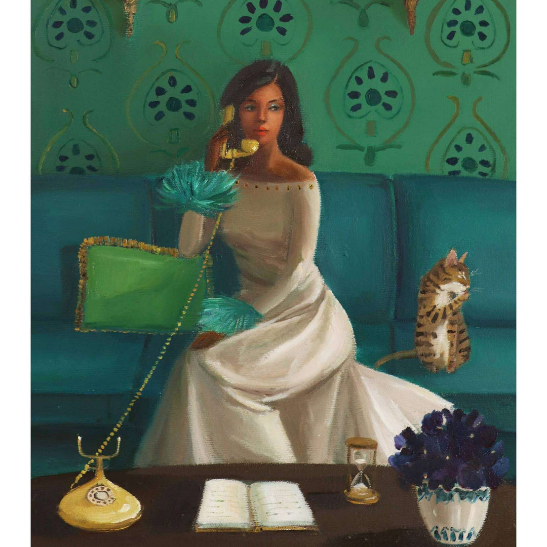 Crank Caller. Art Print 8.5"x11"