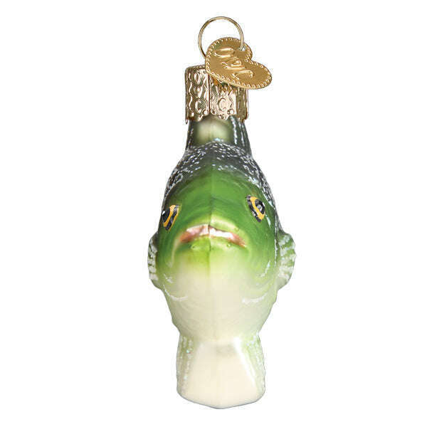 Old World Christmas Crappie Blown Glass Ornament