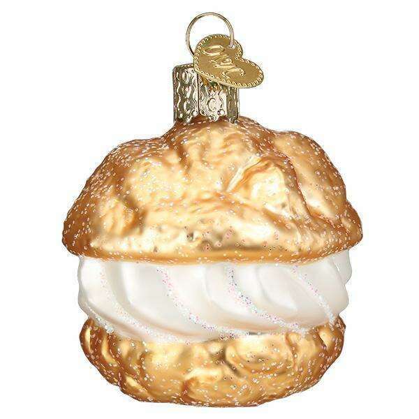 Cream Puff Ornament