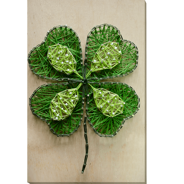 Creative Kit String Art - The magic of the clover