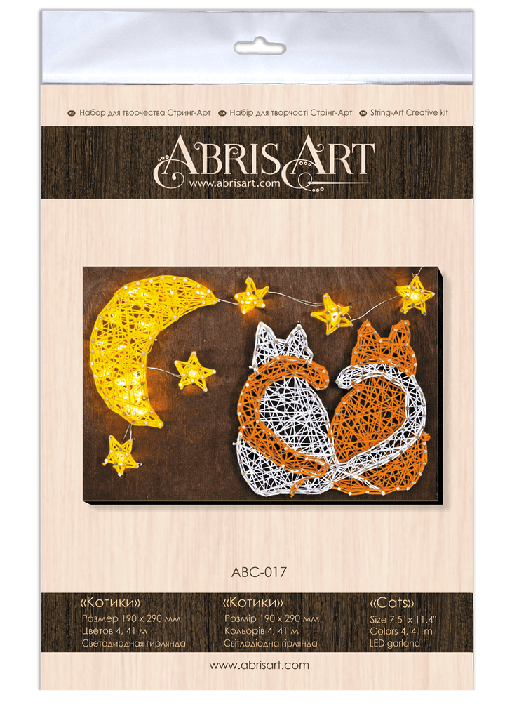 Creative Kit/String Art Cats ABC-017
