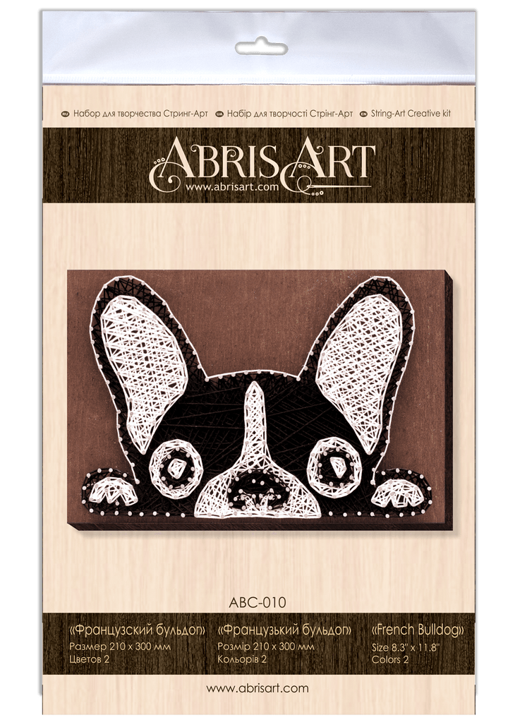 Creative Kit/String Art French Bulldog ABC-010